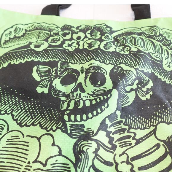 CABO TOTE / Day of the Dead Large tote with zipper - Picture 2 of 4